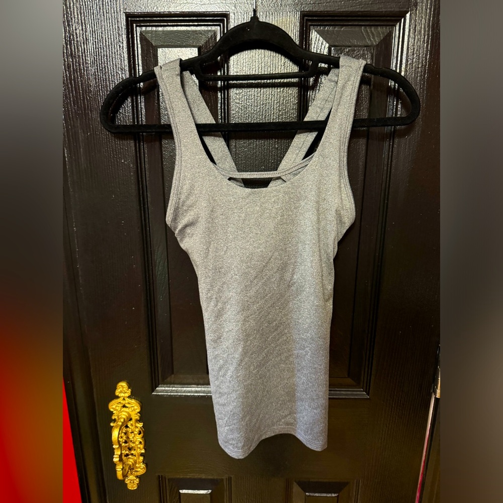 Grey active top